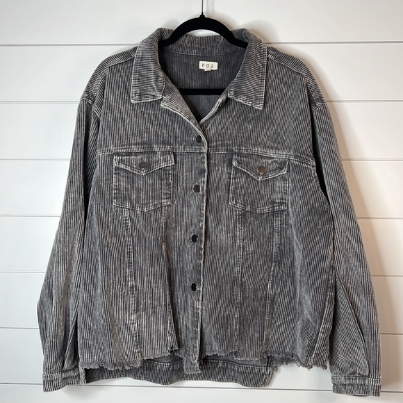 POL Amazing Grey Corduroy Jacket. Size XXL. - Picture 7 of 13